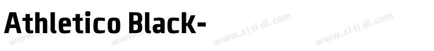 Athletico Black字体转换